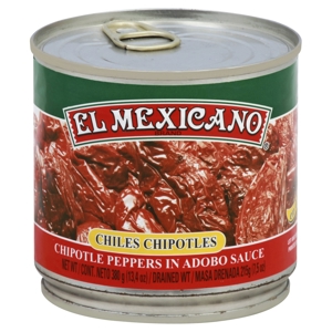 El Mexicano Chiles, Chipotles, 380 g (13.4 oz)