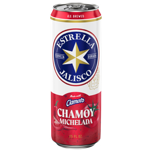 Estrella Jalisco Beer, Michelada, Chamoy, 25 fl oz