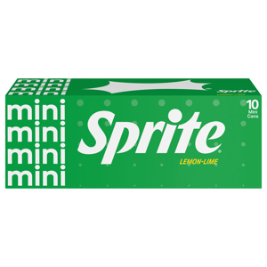 Sprite Soda, Lemon-Lime, Mini, 10 - 7.5 fl oz (222 ml) cans [75 fl oz (2.2 l)]