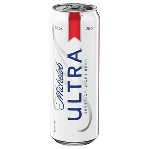 Michelob Ultra Light Beer, 25 FL OZ Can, 4.2% ABV