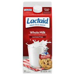 Lactaid Lactose Free Whole Milk, 0.5 gal (1.89 l)