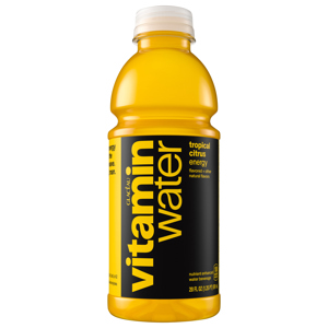 Vitaminwater Nutrient Enhanced Water Beverage, Energy, Tropical Citrus, 20 fl oz (1.25 pt) 591 ml
