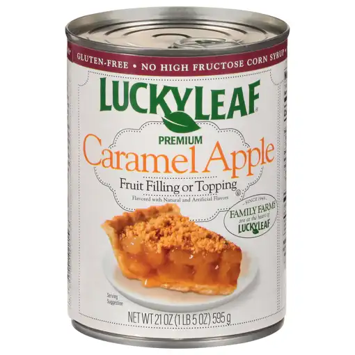 Columbia, Ms – Lucky Leaf Caramel Apple Fruit Filling, 21 Oz (1 Lb