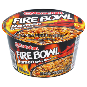 Maruchan Spicy Beef Flavor Ramen Fire Bowl, 3.49 oz (99.2 g)