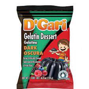 D'Gari Dark Oscura Gelatin Dessert, 4.2 oz