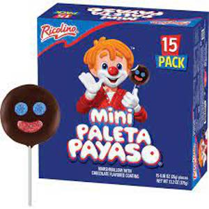 Ricolino Mini Paleta Payaso, 15 ct, 13.2 oz