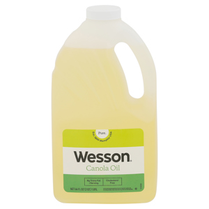 Wesson Canola Oil, Pure, 64 fl oz (2 qts) 1.89 l