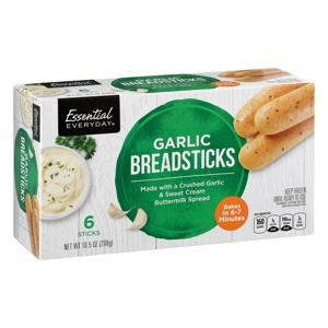 Essential Everyday Breadsticks, Garlic, 6 sticks [10.5 (298 g)]