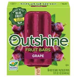 Outshine Grape Fruit Bars, 6 bars [15 fl oz (443 ml)]