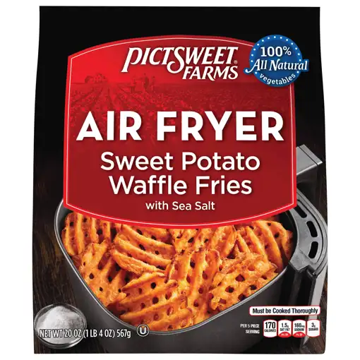 Homemade Waffle Air Fry Sweet Potato Waffle Fries Alexia® Sweet