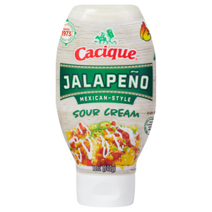 Cacique Sour Cream, Jalapeno, Mexican Style, 12 oz (340 g)