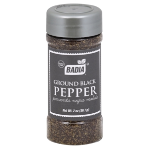 Badia Pepper, Black, Ground, 2 oz (56.7 g)