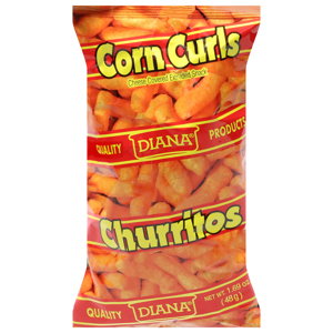 Diana Corn Curls, Churritos, 1.69 oz (48 g)