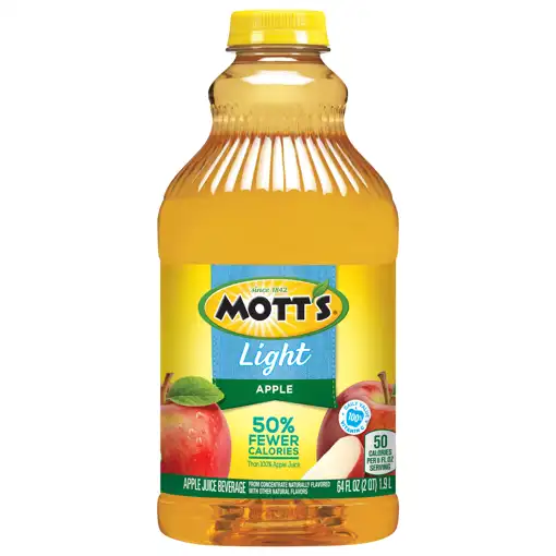 Mott's Juice Beverage, Apple, Light, 64 fl oz (2 qt) l