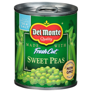 Del Monte Sweet Peas, 8.5 oz (241 g)