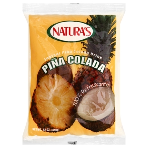 Naturas Instant Drink, Pina Colada, 12 oz (340 g)