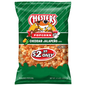 Chester's Cheddar Jalapeno Flavored Popcorn, 4.25 oz (120.4 g)