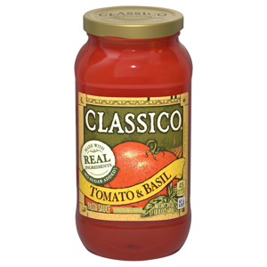 Classico Tomato & Basil Pasta Sauce, 24 oz (1 lb 8 oz) 680 g