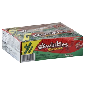 Skwinkles Candy Strips, Watermelon Flavor, Hot, 6 - 2.47 oz (70 g) packages [14.8 oz (420 g)]