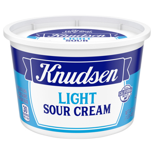 KNUDSEN SOUR CREAM, LIGHT, 16 OZ (1 LB) 453 G