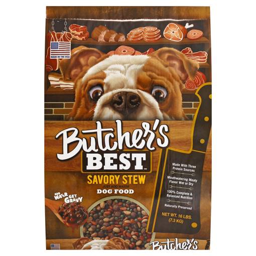 Butchers Best Dog Food Savory Stew 16 lb 7.3 kg