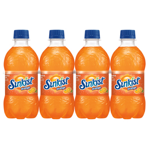 Sunkist Soda, Orange, 8 bottles