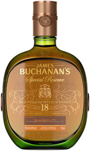 Buchanan's Special Reserve Aged 18 Years Blended Scotch Whisky, 0.75L