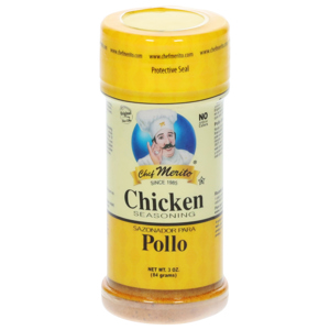 CHEF MERITO SEASONING, CHICKEN, 3 OZ (84 GRAMS)