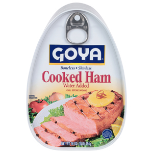 Goya Boneless Skinless Cooked Ham, 16 oz (1 lb) 454 g