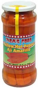 Inca's Food Yellow Hot Pepper, 20 oz