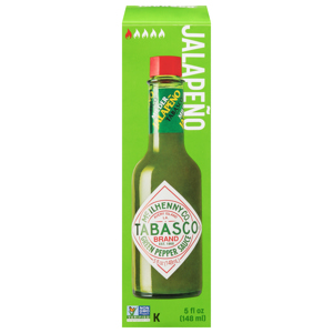 Tabasco Jalapeno Green Pepper Sauce, 5 fl oz (148 ml)