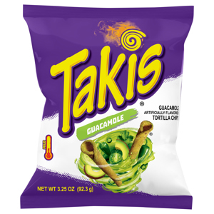 Takis Tortill Chips, Guacamole, Mild, 3.25 oz (92.3 g)
