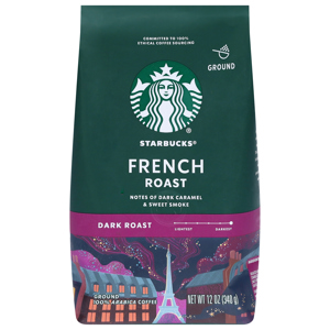 Starbucks Coffee, 100% Arabica, Ground, Dark Roast, French Roast, 12 oz (340 g)