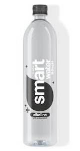 Smart Water, Alkaline, 33.8 fl oz (1 qt 1.8 fl oz) 1 l