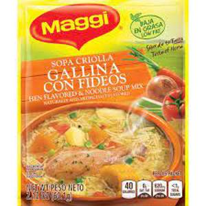 MAGGI NOODLE SOUP MIX, HEN FLAVORED, 2.12 OZ (60.1 G)