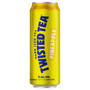 TWISTED TEA HARD ICED TEA, PINEAPPLE, 24 FL OZ (1 PINT 8 FL OZ)