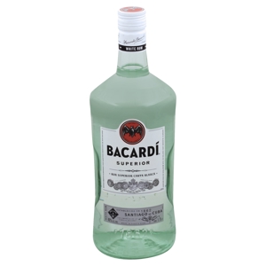 Bacardi Rum, White, 1.75 liter