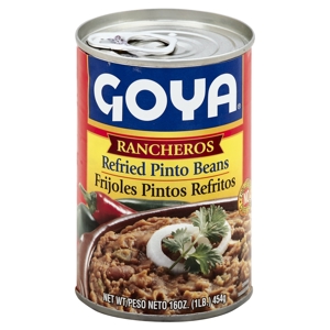 Goya Pinto Beans, Refried, 16 oz (1 lb) 454 g