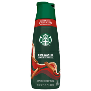Starbucks Cinnamon Dolce Latte Creamer with Real Milk & Cream, 28 fl oz (1.75 pt) 828 ml