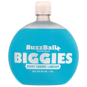 BuzzBallz Biggies Berry Cherry Limeade Cocktail, 1.75 l