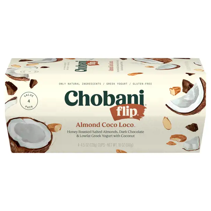 All  Dairy & Eggs – Hopewell – Chobani Yogurt, Greek, Peanut Butter Cup,  Value 4 Pack, 4 - 4.5 Oz (128 G) Cups [18 Oz (510 G)]