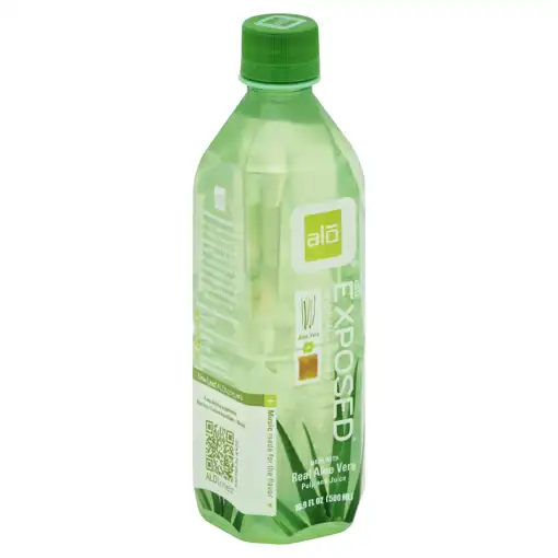 Beverages Specials Metcalfe s West Towne Alo Pulp And Juice Original Aloe Vera Honey Exposed 16.9 Fl Oz 500 Ml