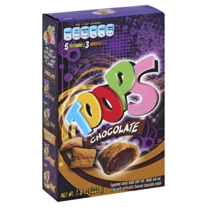 Toops Cereal, Chocolate, 7.8 oz (220 g)