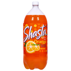 Shasta Soda, Caffeine Free, + Vitamin C, Orange, 2 liter (2 qt 3.6 fl oz) 67.6 fl oz