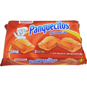 Bimbo Mini Pound Cakes, 3 - 3.53 oz (100 g) packs [10.59 oz (300 g)]