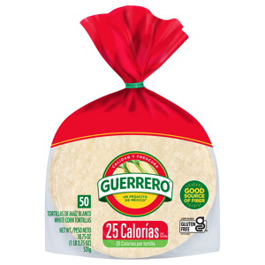 Guerrero White Corn Tortillas, 50 tortillas [18.75 oz (1 lb 2.75 oz) 531 g]