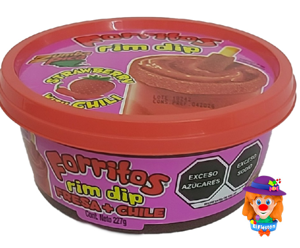 Zumba P Forritos Rim Dip 8z Straw Chili