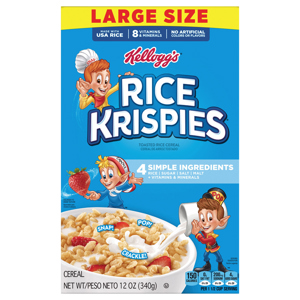 Rice Krispies Cereal Large Size, 12 oz (340 g)