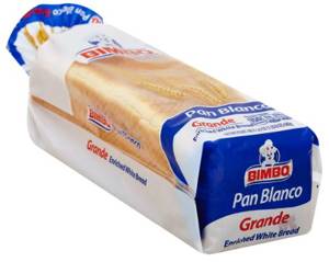 Bimbo Large White Bread, 24 oz (1 lb 8 oz) 680 g