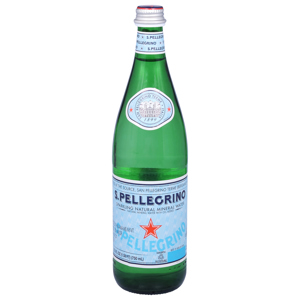 S.Pellegrino Mineral Water, Sparkling, Natural, 25.3 fl oz (1.58 pt) 750 ml